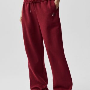 Accolade Straight Leg Sweatpant - Summer Romance Red