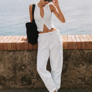 Accolade Sweatpant - White