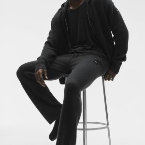 Wool Cashmere New Class Sweatpant - Black