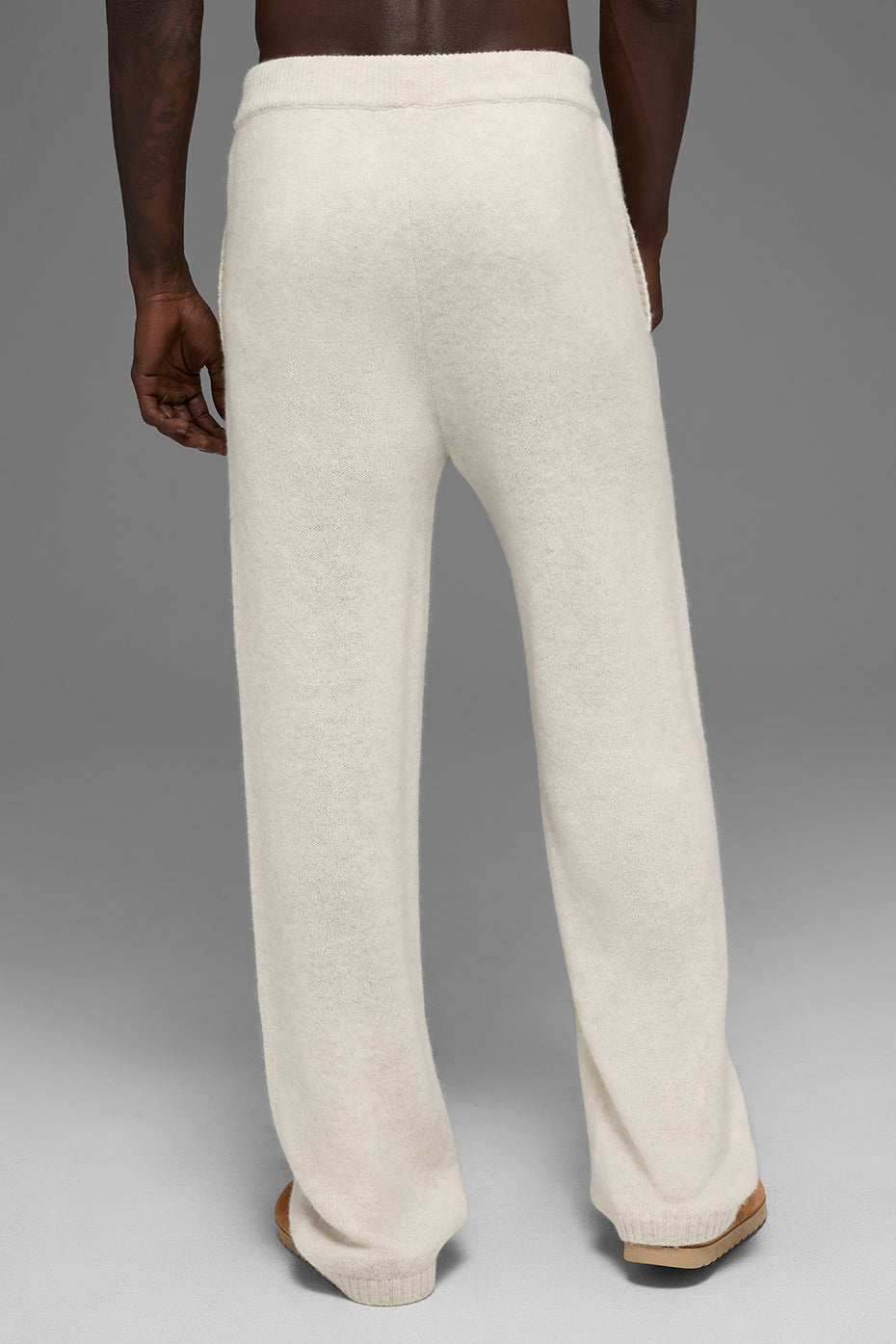 Wool Cashmere New Class Sweatpant - Bone Heather - Image 3