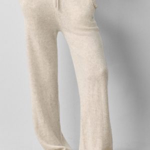 Wool Cashmere New Class Sweatpant - Oatmeal Heather