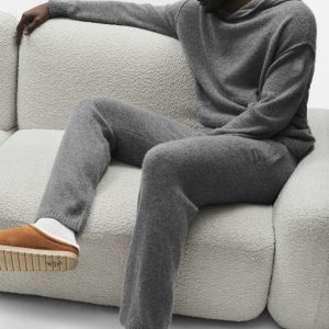 Wool Cashmere New Class Sweatpant - Platinum Grey