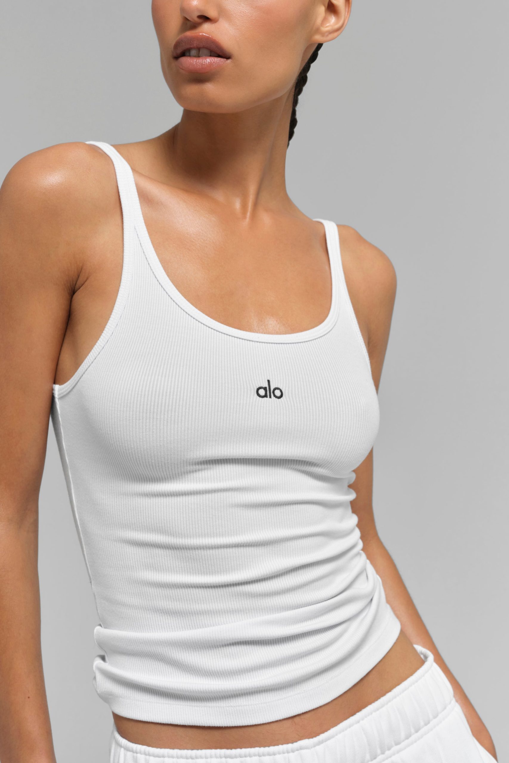 Ribbed Prosper Tank - White - Image 5