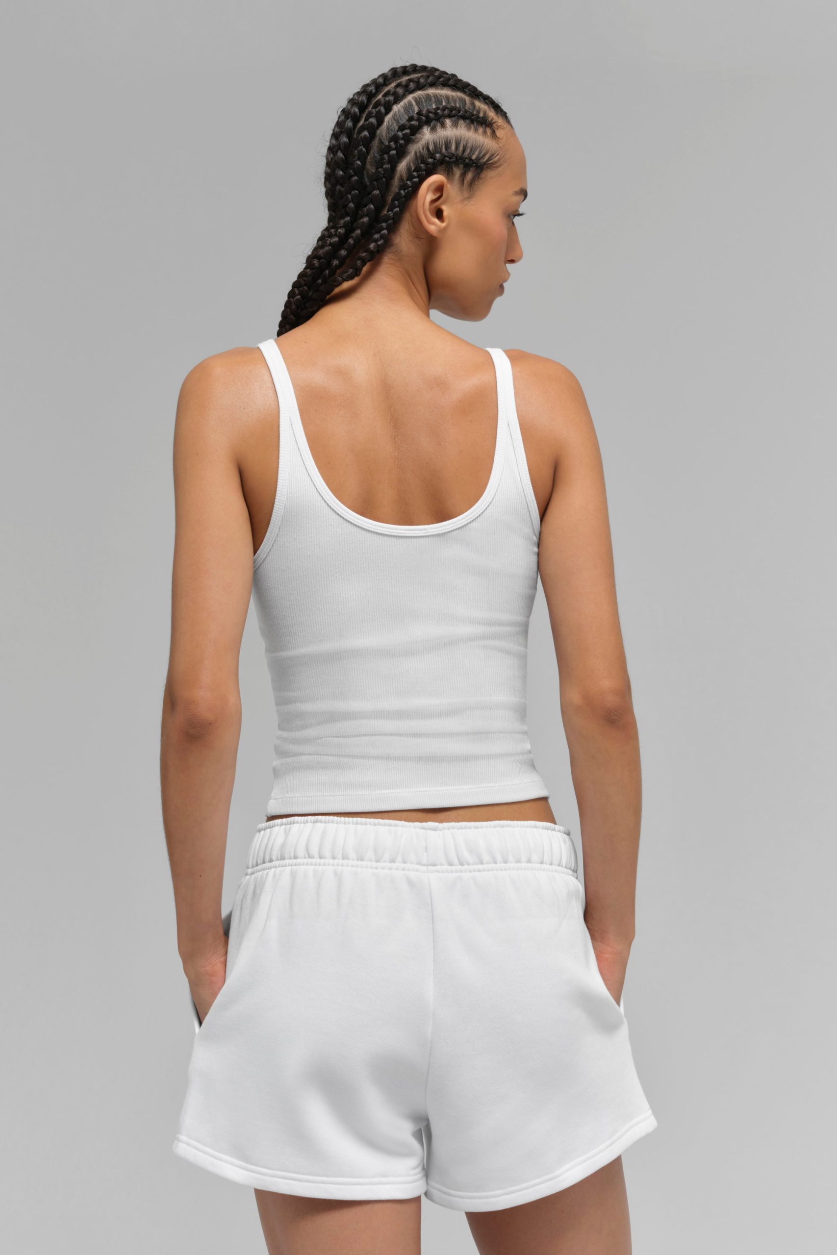 Ribbed Prosper Tank - White - Image 4