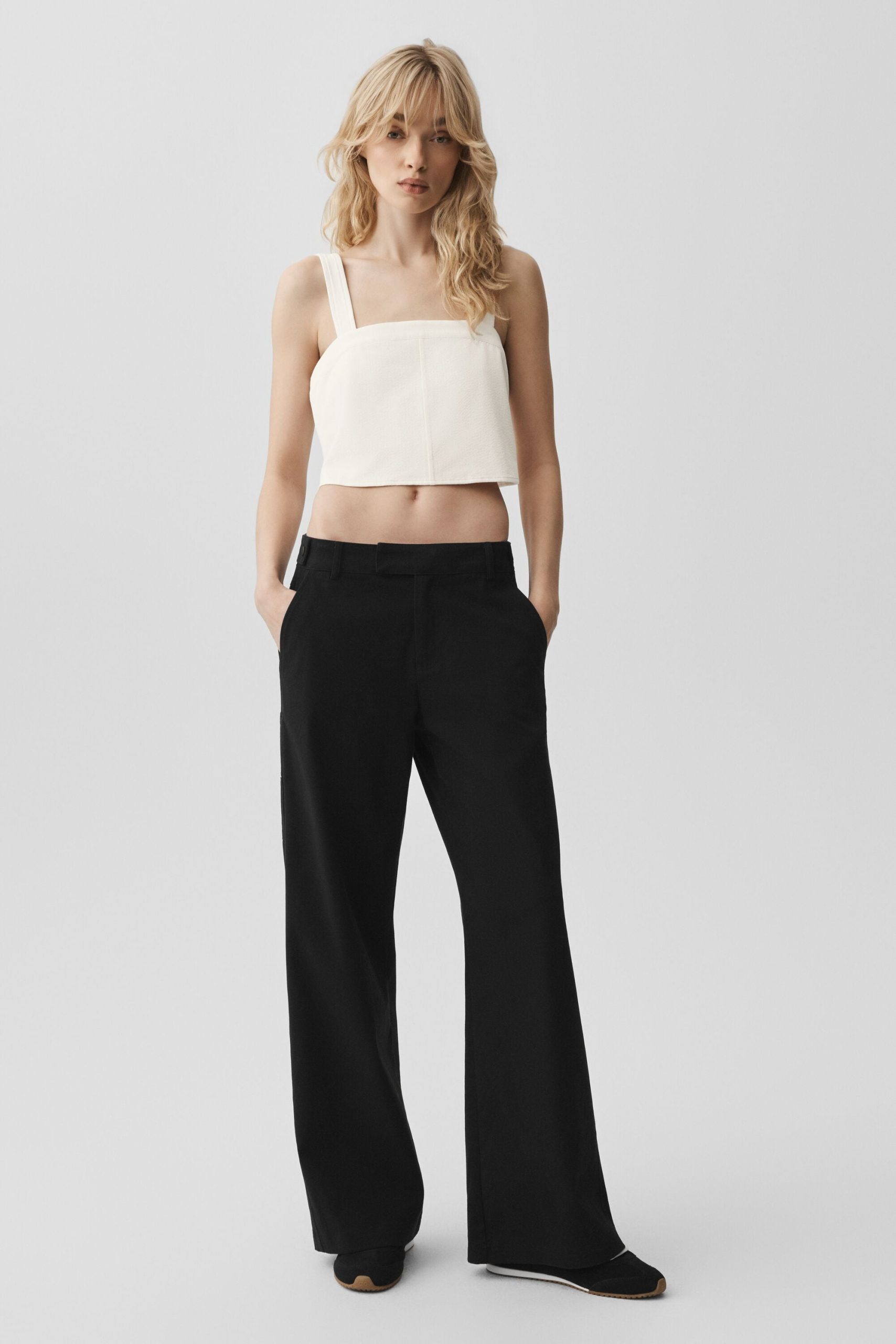 Cropped Dreamscape Tank - Ivory - Image 5