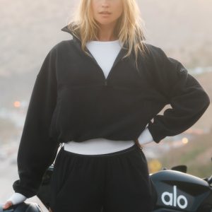 Polar Fleece Retreat Cover Up - Black