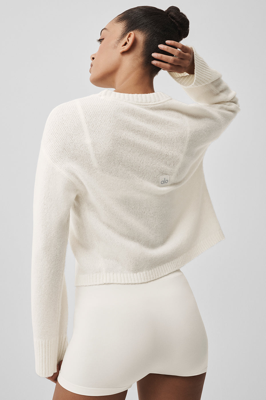 Wool Cashmere New Class Tie Cardigan - Ivory - Image 3