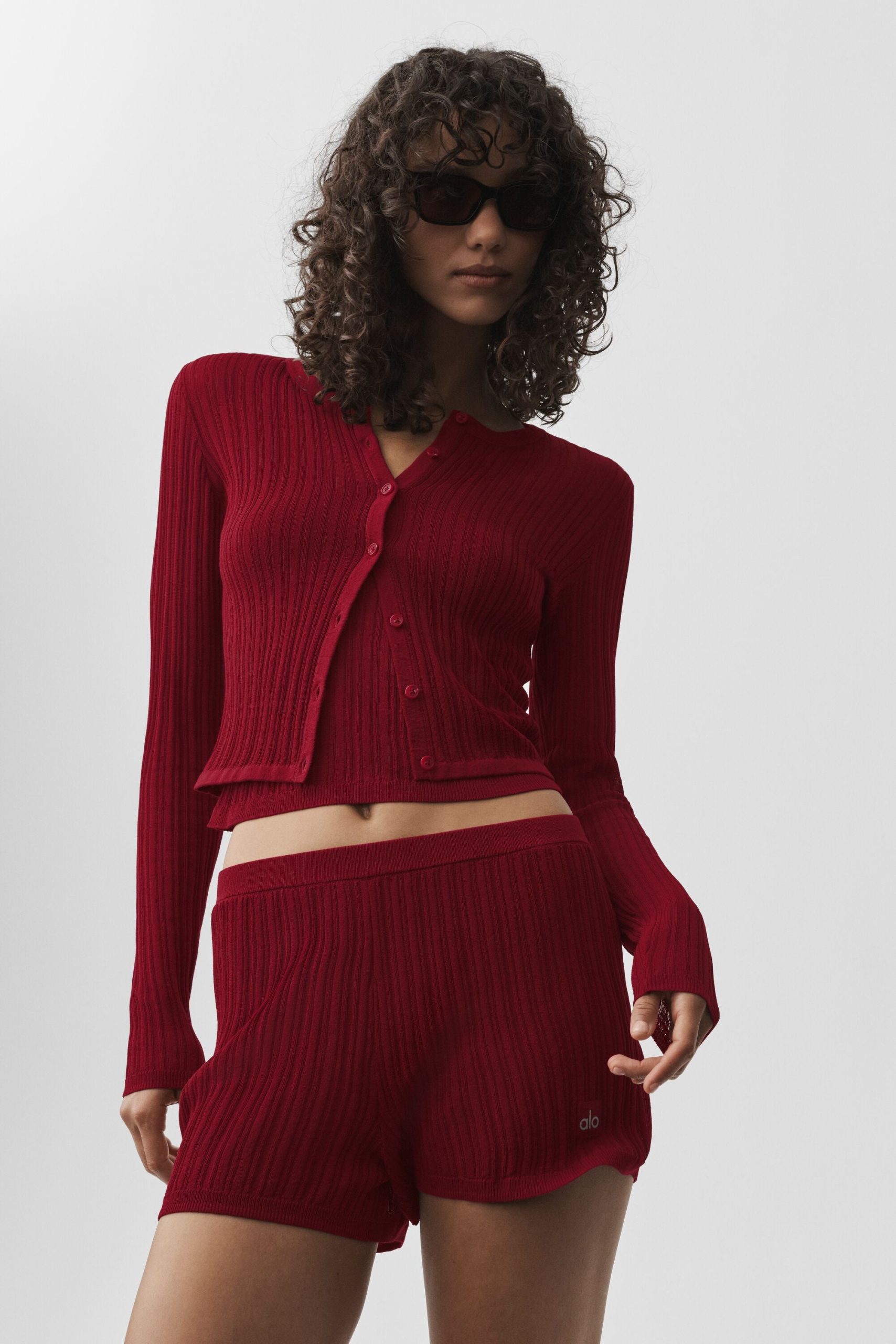 Sweater Sunlit Cardigan - Summer Romance Red - Image 3