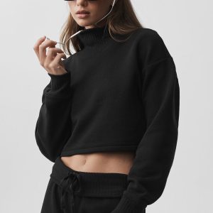 Cropped Serenity Coverup - Black