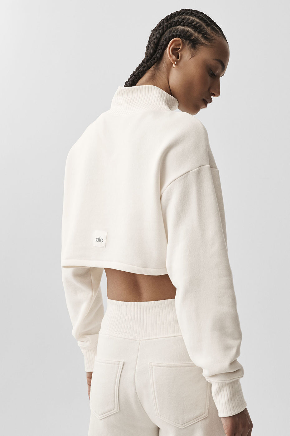 Cropped Serenity Coverup - Ivory - Image 3