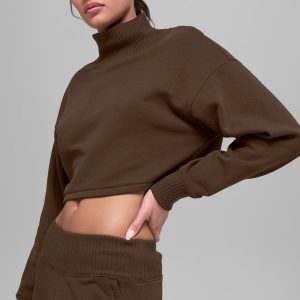 Cropped Serenity Coverup - Espresso