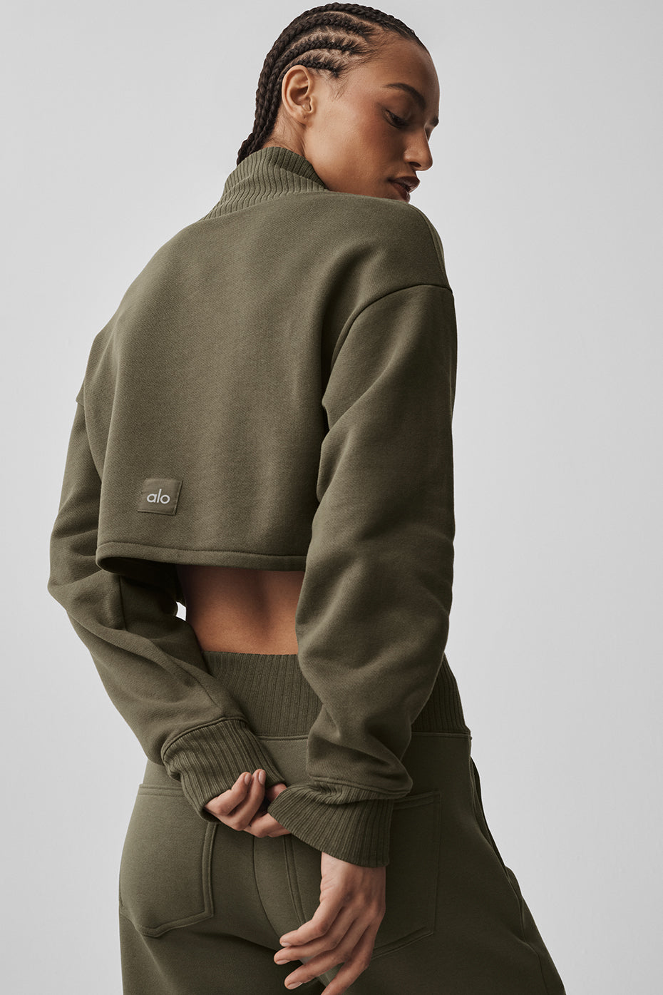Cropped Serenity Coverup - Olive Tree - Image 2