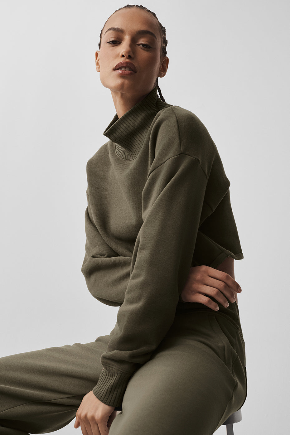 Cropped Serenity Coverup - Olive Tree - Image 5