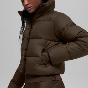 Gold Rush Puffer - Espresso