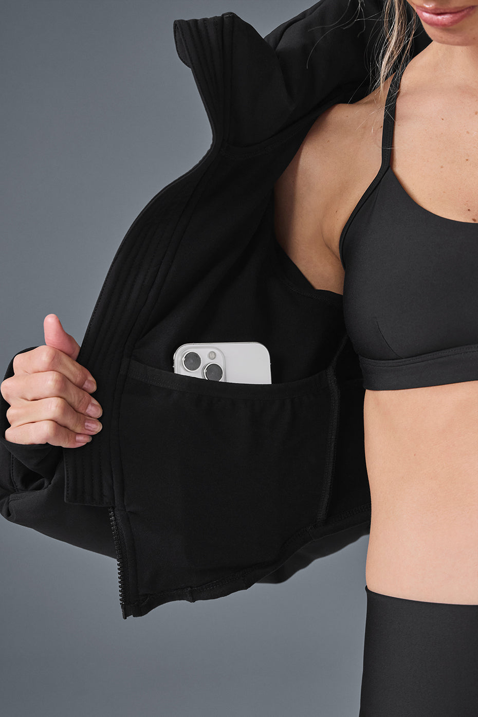 Main Act Corset Puffer - Black - Image 3