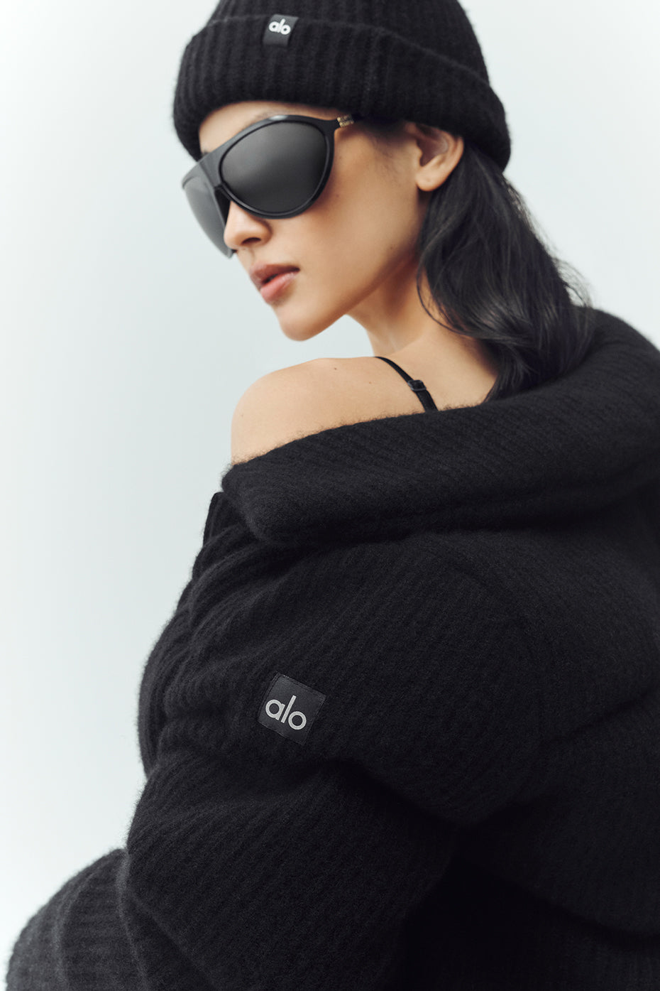 Cashmere Northstar Sweater Puffer - Black - Image 2