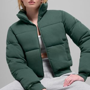 Sweatshirt Puffer - Clover Green