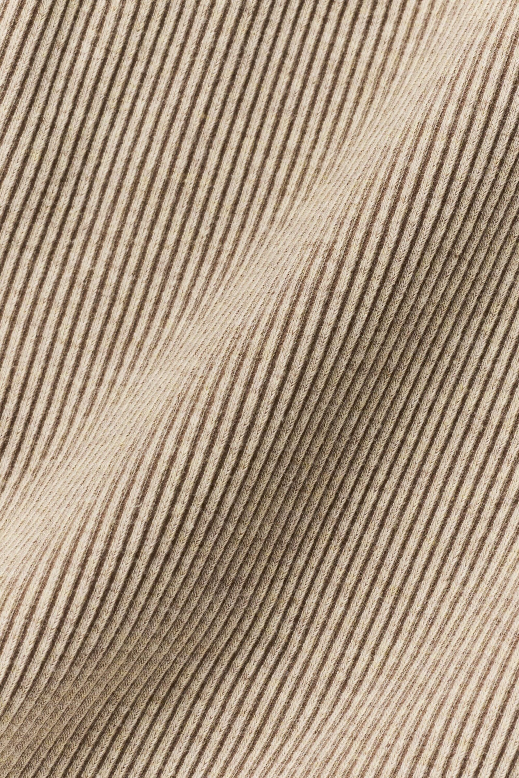 Seamless Two Tone Rib Jacket - Gravel Heather - Image 6