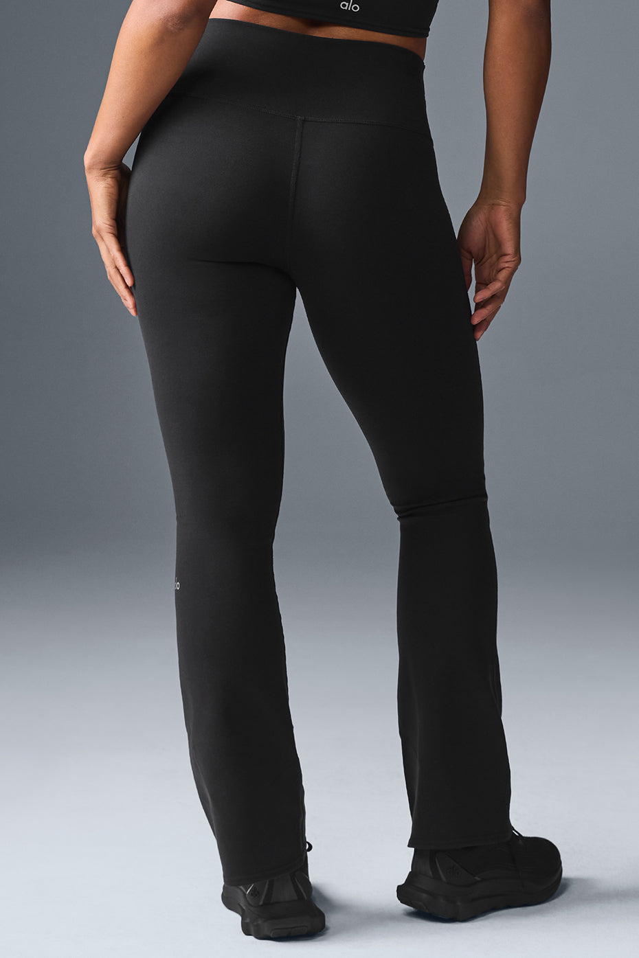 Airbrush High-Waist Bootcut Legging (Regular) - Black - Image 2