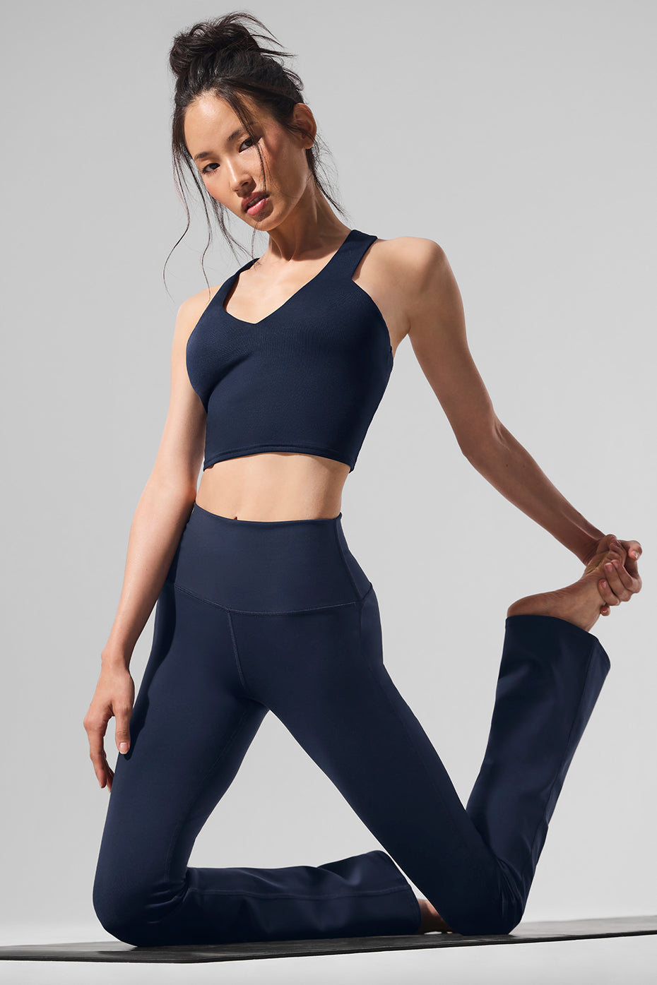 Airbrush High-Waist Bootcut Legging (Regular) - Navy - Image 4