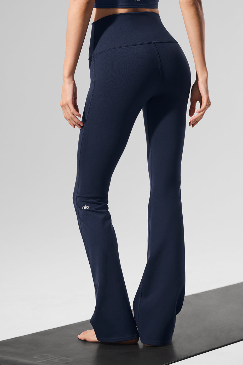 Airbrush High-Waist Bootcut Legging (Regular) - Navy - Image 2