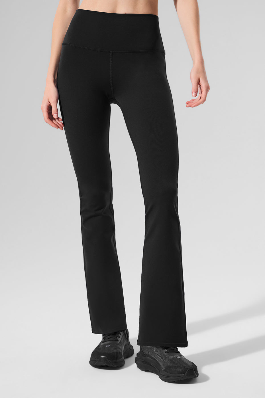 Airbrush High-Waist Bootcut Legging (Short) - Black - Image 3