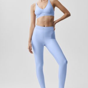 Airlift High-Waist 7/8 Line Up Legging - Light Provence Blue