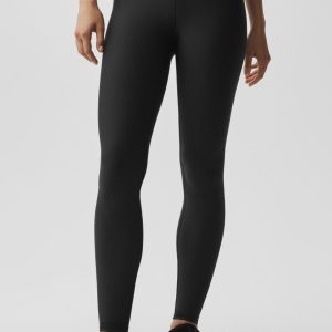 Airlift Winter Warm High-Waist Legging - Black