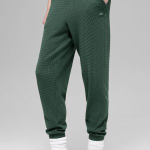 Waffle Weekend Escape Jogger - Clover Green