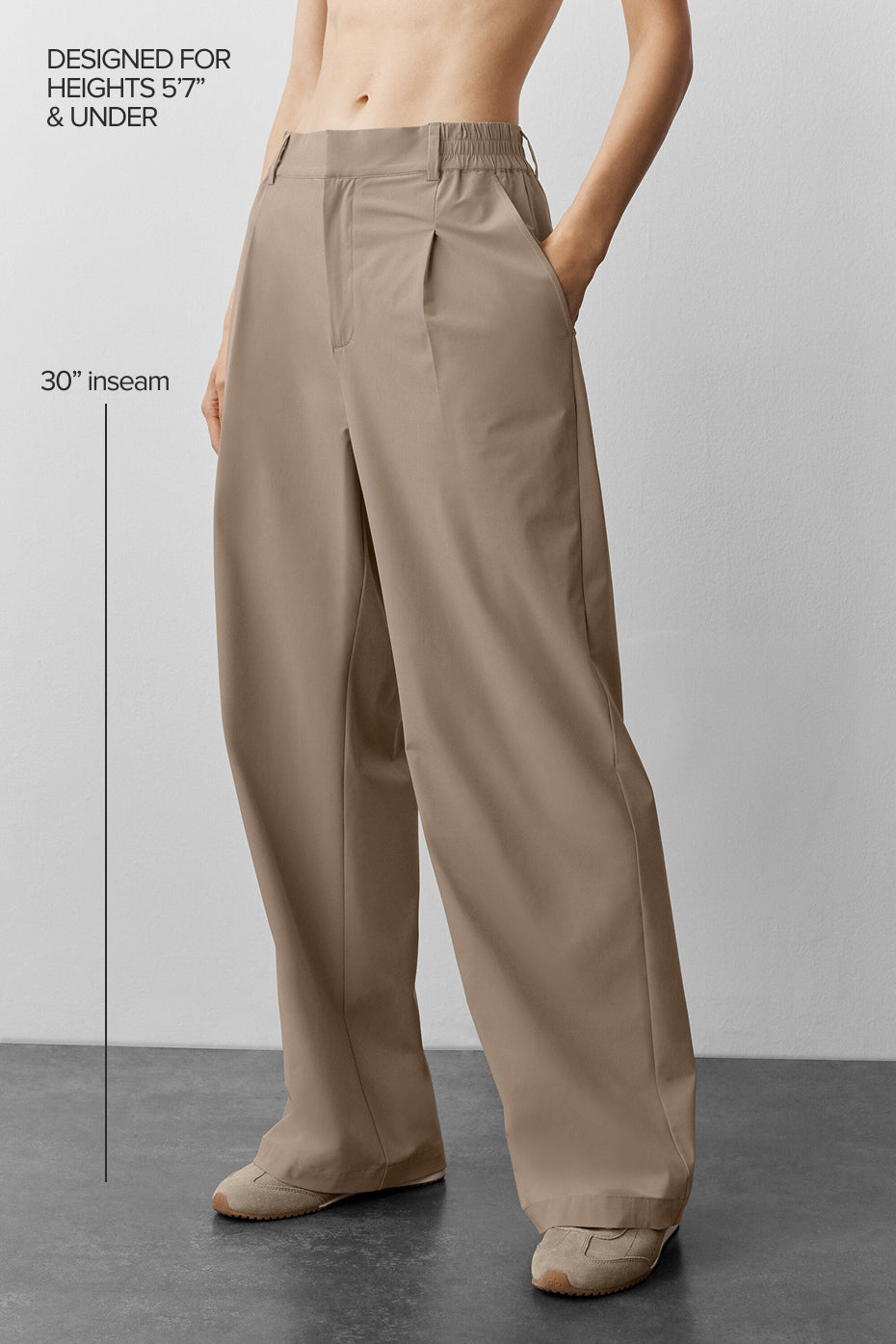 High-Waist Pursuit Trouser (Regular) - Gravel - Image 2