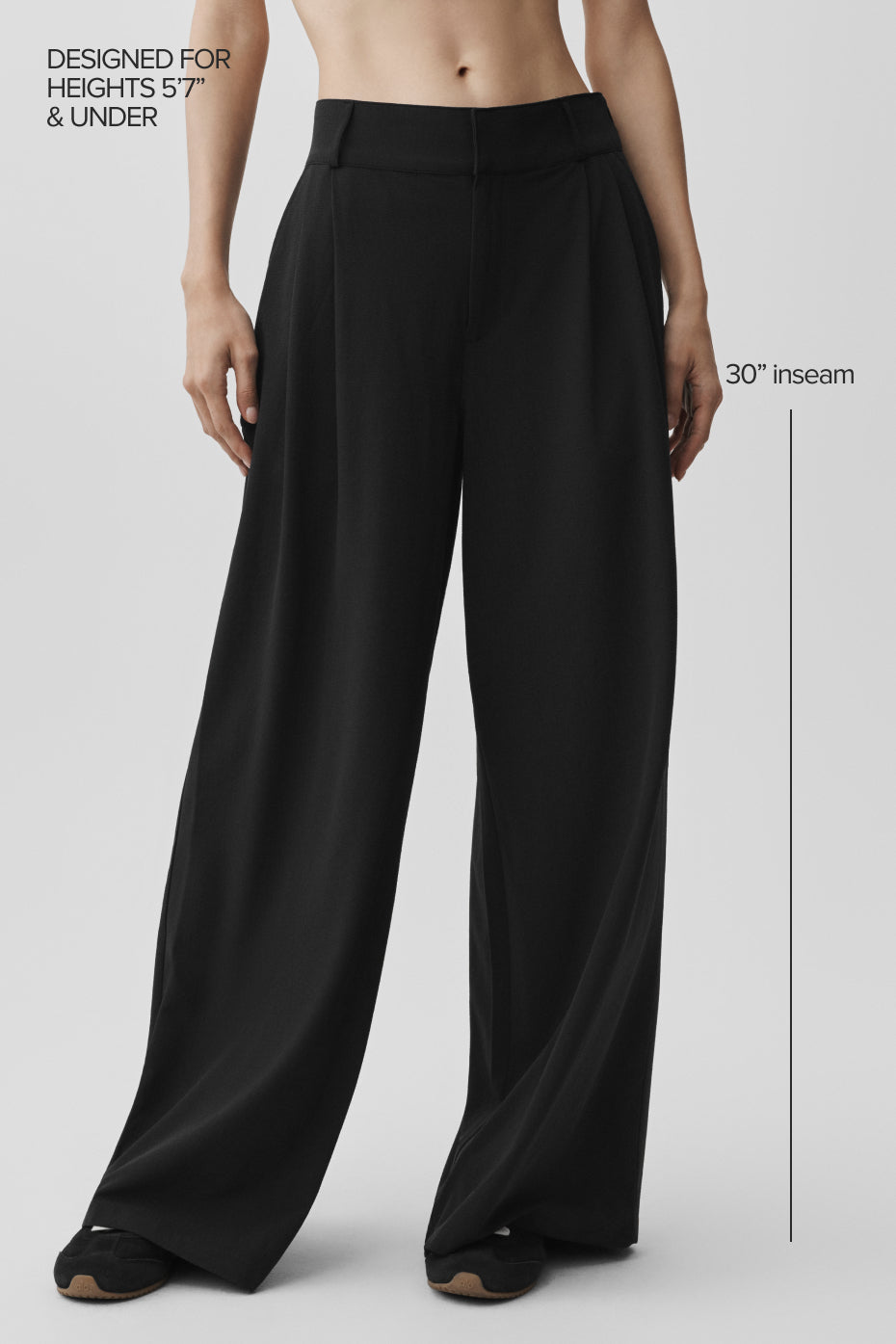 High-Waist Dreamscape Trouser (Regular) - Black - Image 2