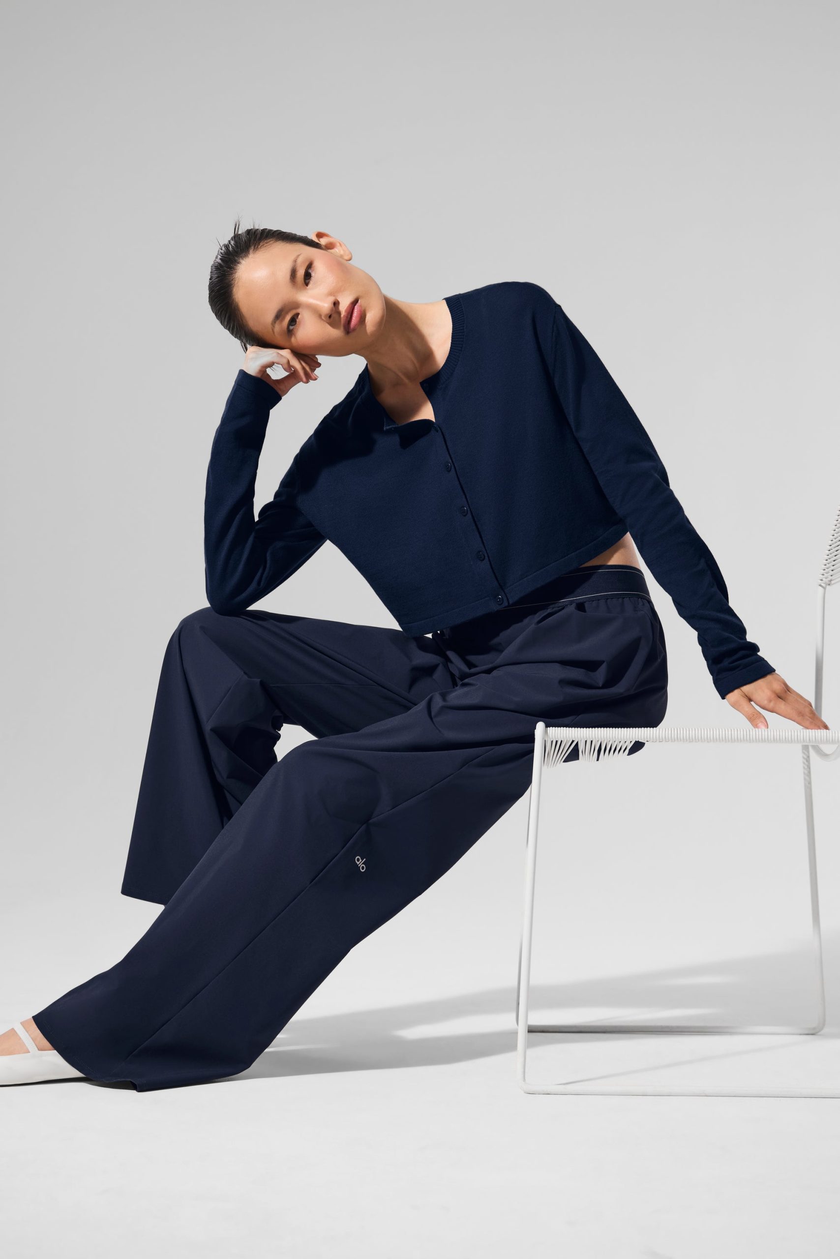 Suit Up Trouser (Long) - Navy - Image 6