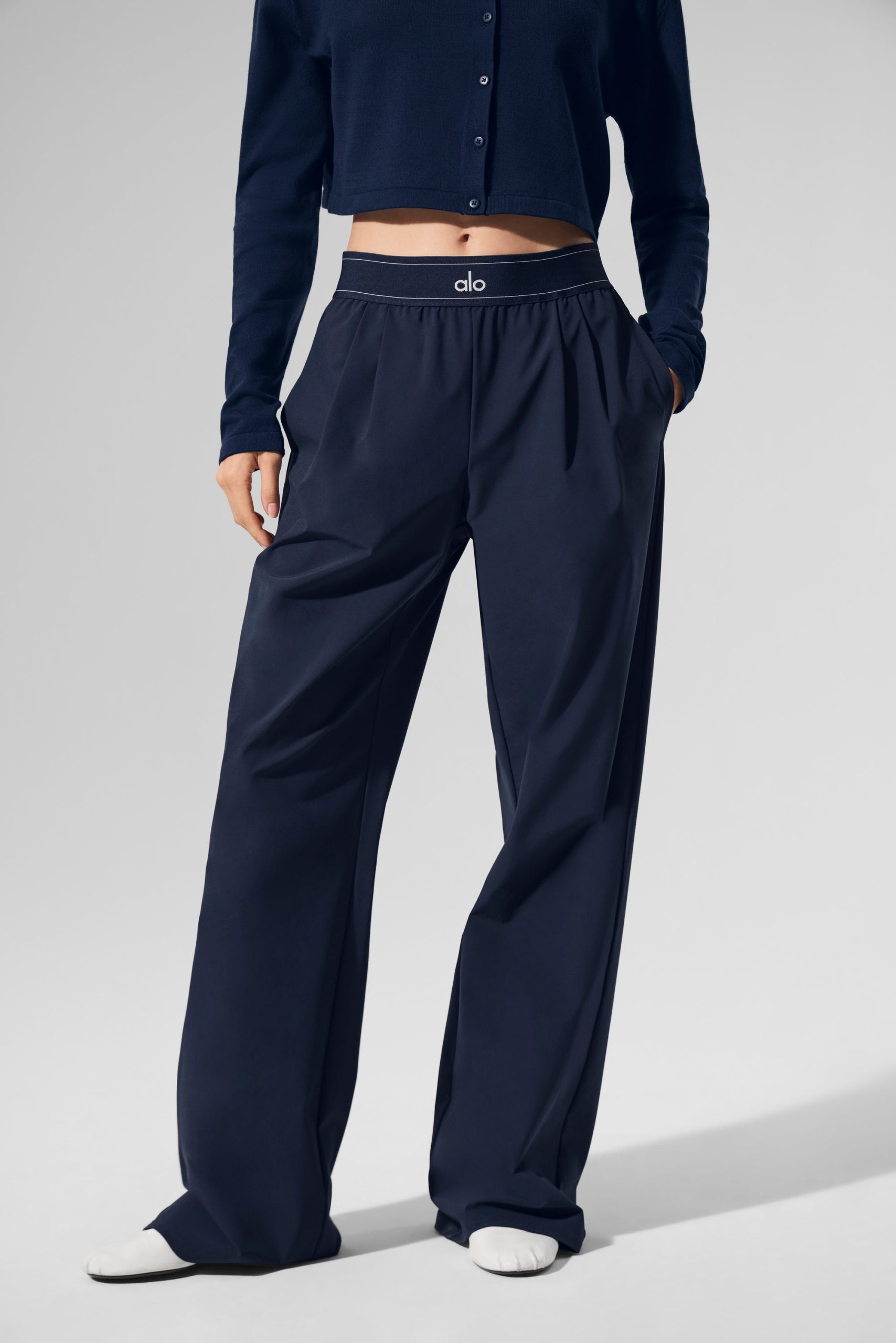 Suit Up Trouser (Long) - Navy - Image 2