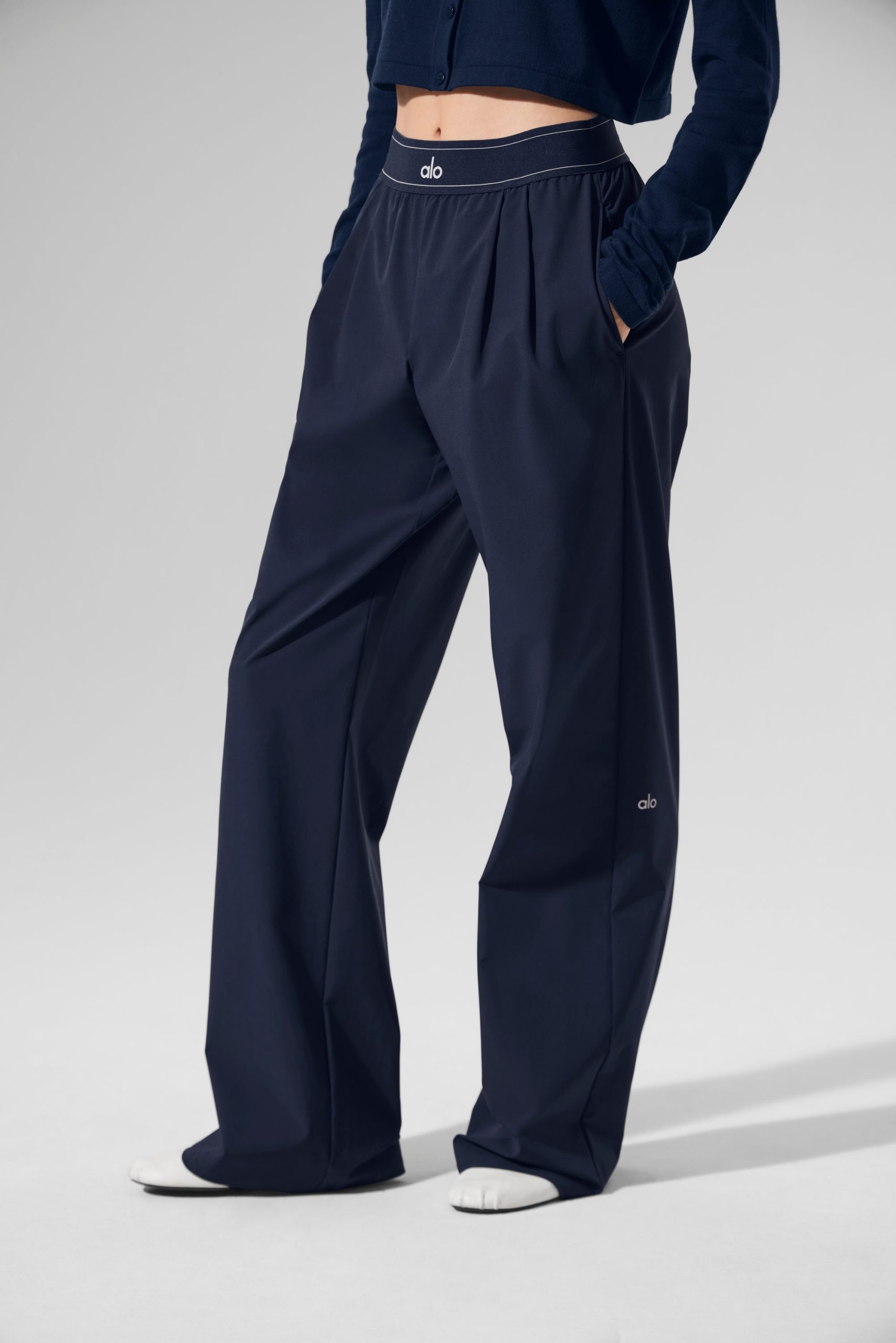Suit Up Trouser (Long) - Navy - Image 3