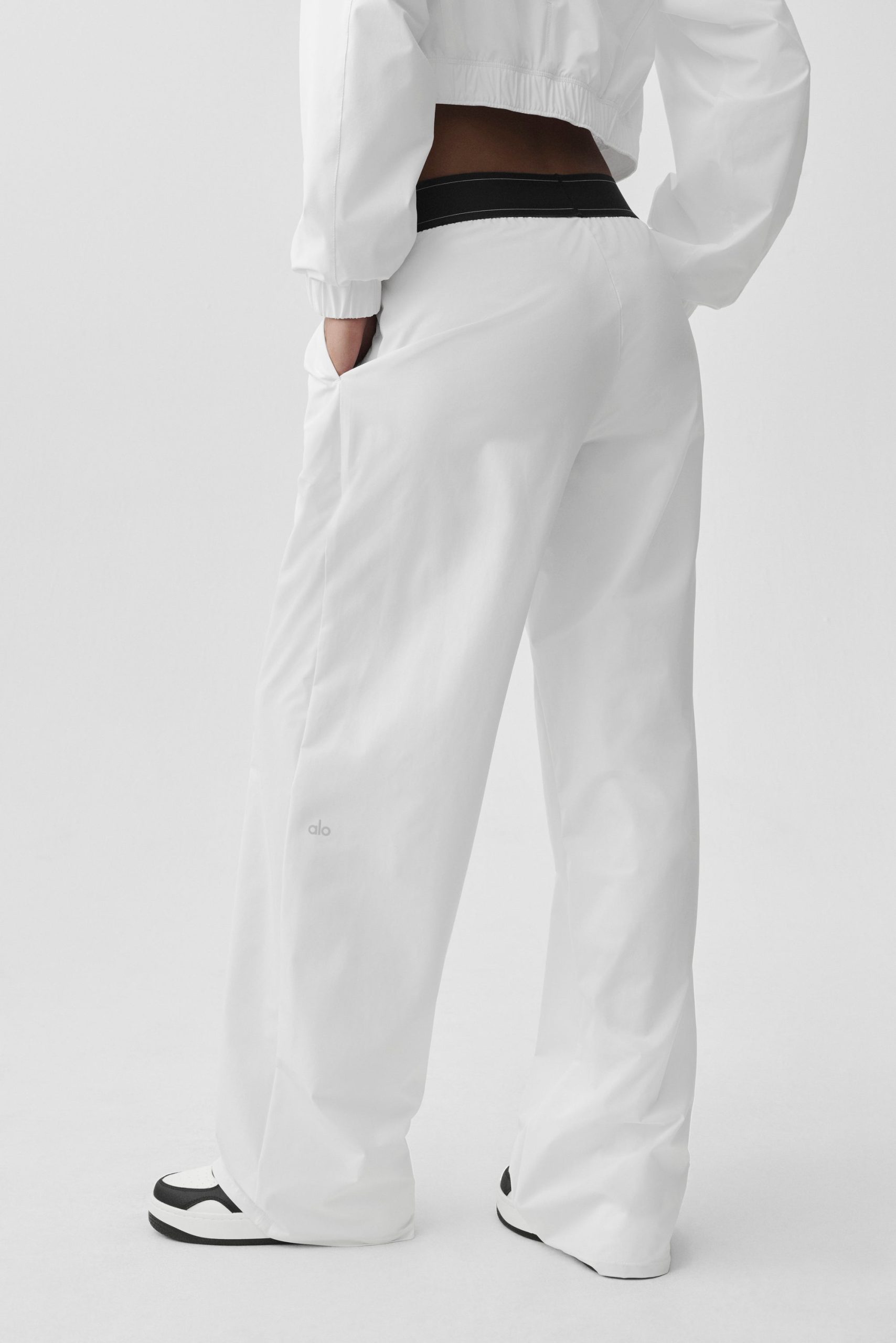 Suit Up Trouser (Long) - White/Black - Image 4