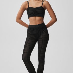 Airlift Mesh High-Waist Cherish Legging - Black