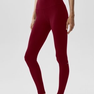 ALO Softsculpt High-Waist Legging - Summer Romance Red