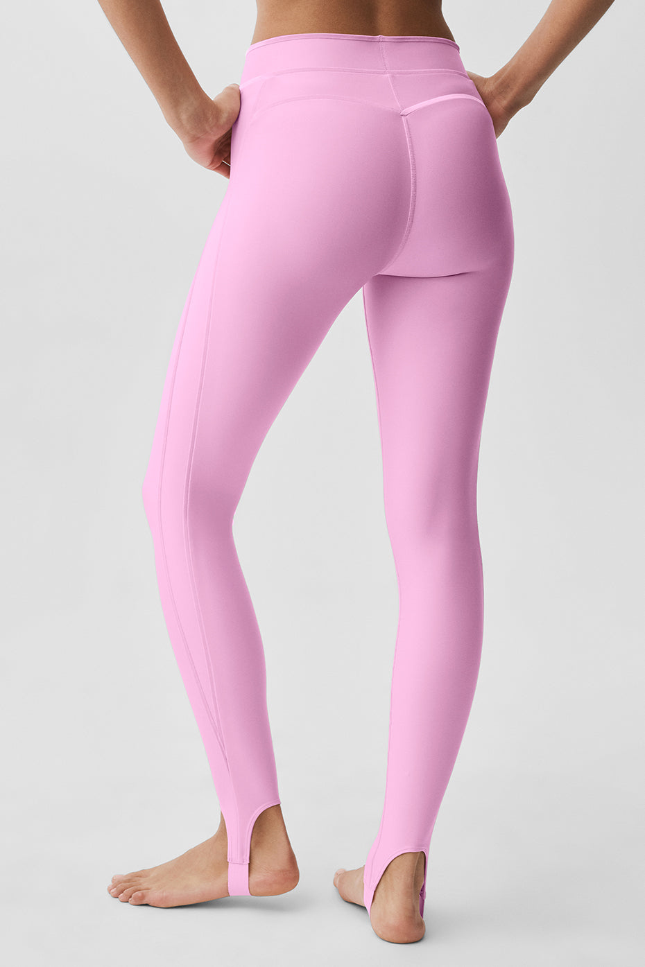 Airlift High-Waist Love Language Stirrup Legging - Candy Heart Pink - Image 2