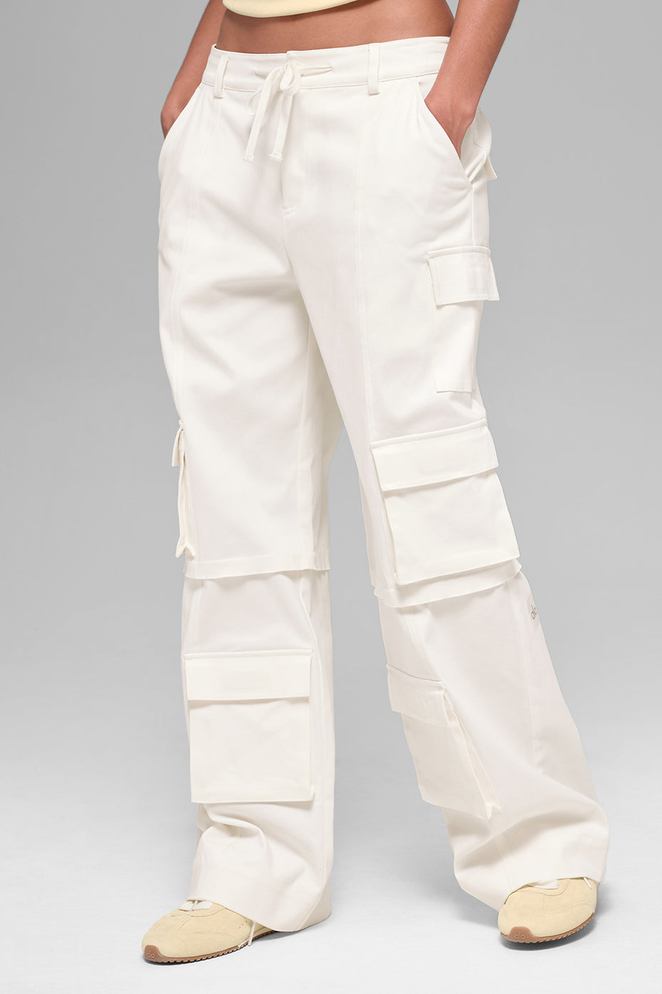 Mid-Rise Scout Cargo Pant - Ivory - Image 3