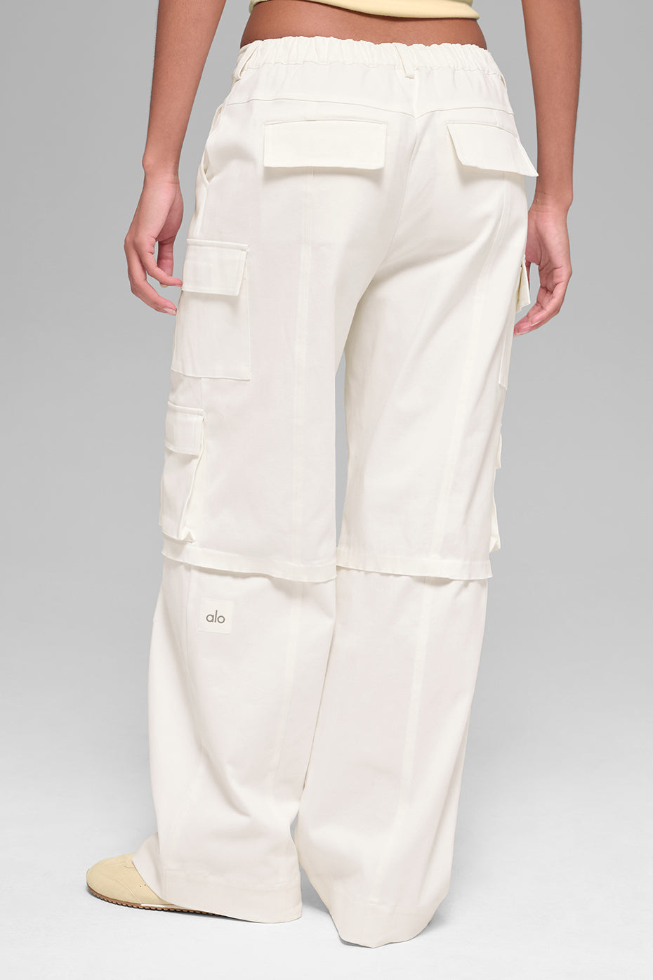 Mid-Rise Scout Cargo Pant - Ivory - Image 4