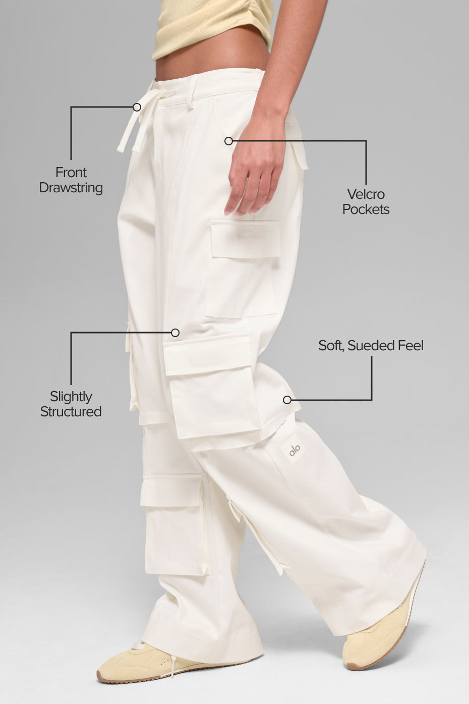 Mid-Rise Scout Cargo Pant - Ivory - Image 2