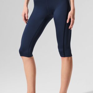 Airlift High-Waist Line Up Capri - Navy