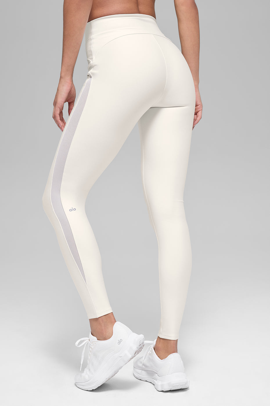 Airlift High-Waist Mesh Infatuation Legging - Ivory - Image 3