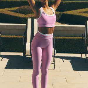 Airbrush High-Waist 7/8 Better Together Legging - Candy Heart Pink/White