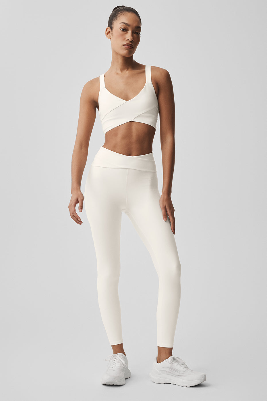 Airlift High-Waist 7/8 Horizon Legging - Ivory - Image 5