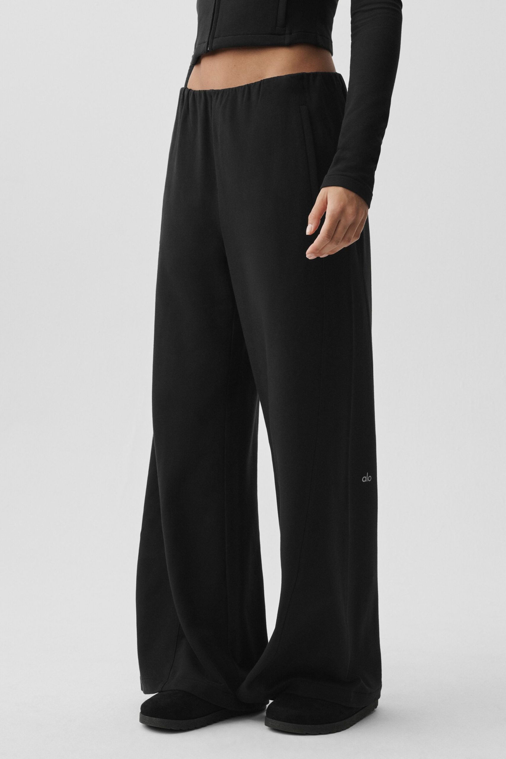 Sway Mid-Rise On The Go Pant - Black - Image 4
