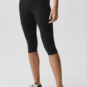 ALO Softsculpt High-Waist Amp It Up Capri - Black