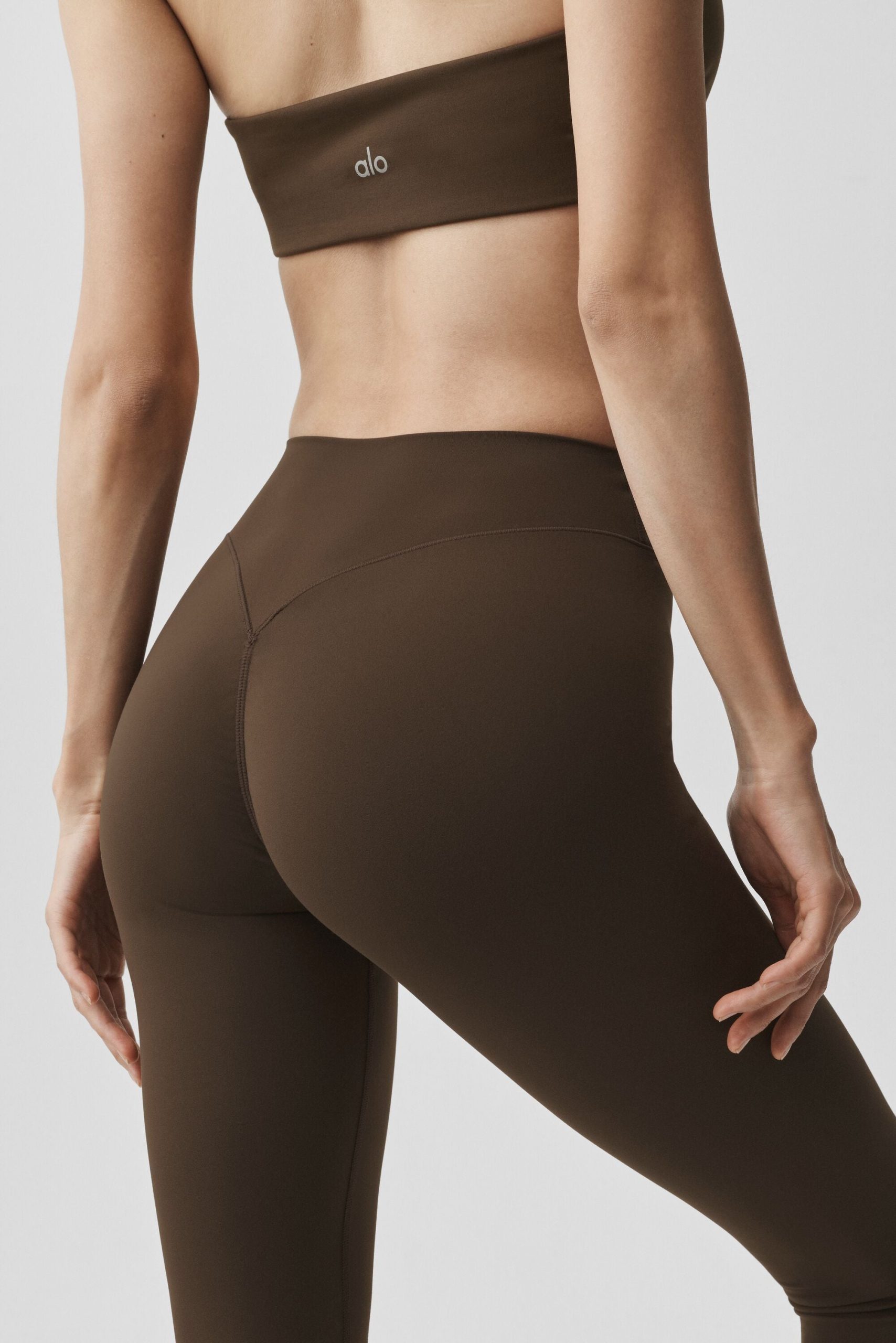 ALO Softsculpt 7/8 Define Legging - Espresso - Image 4