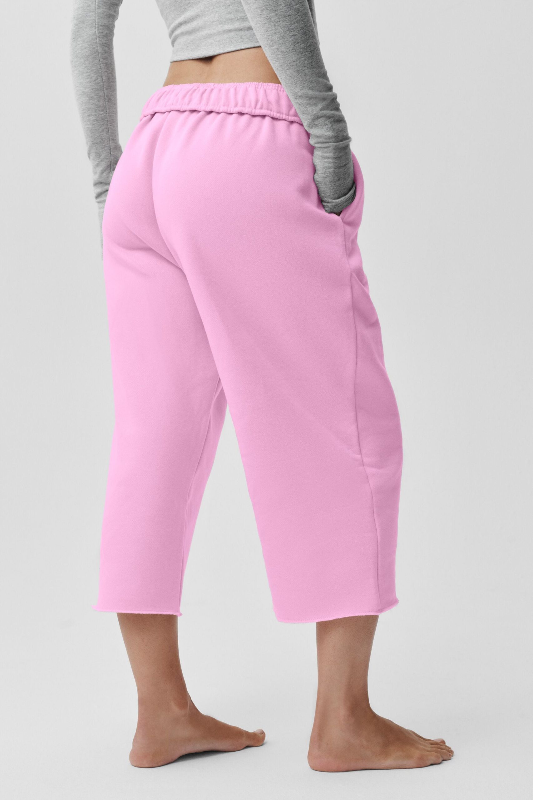 Accolade Cutoff Sweatpant - Candy Heart Pink - Image 2