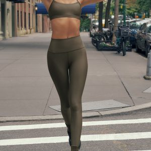 7/8 High-Waist Airlift Legging - Olive Tree